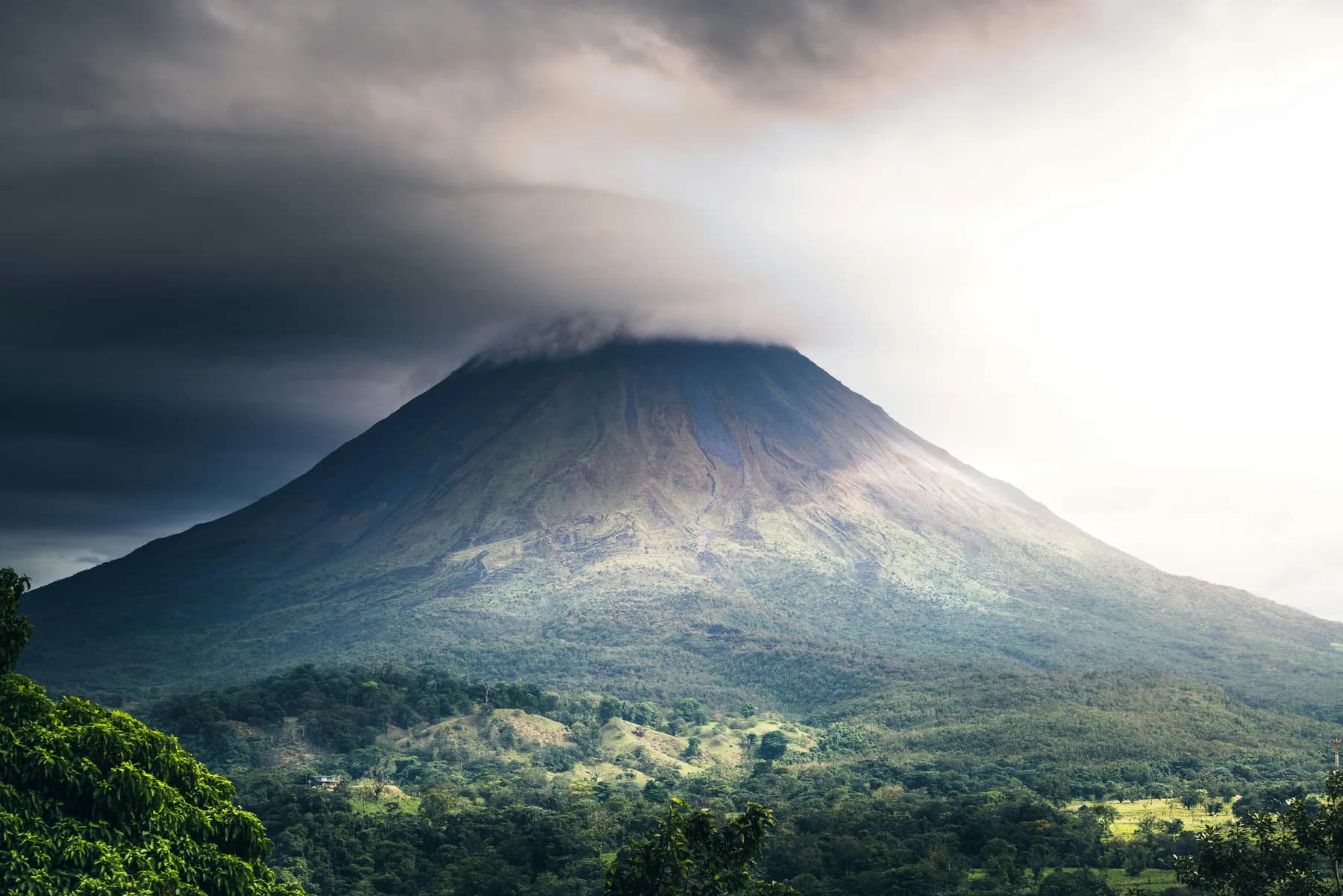 Vista del Volcán Arenal en Costa Rica